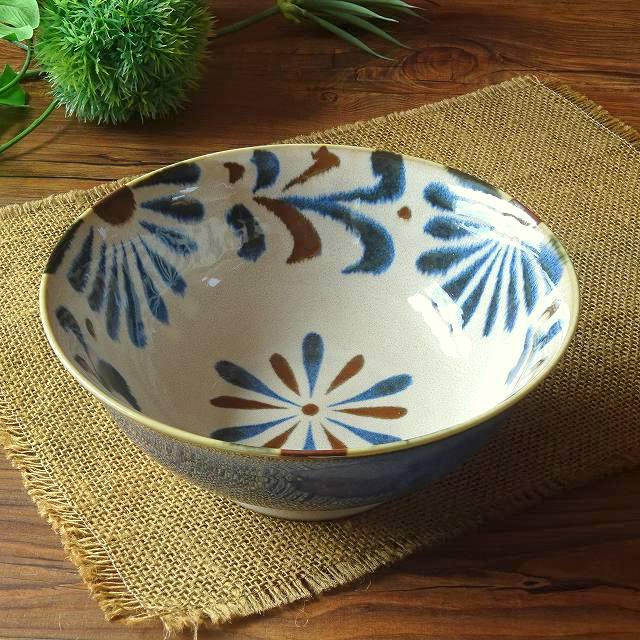 やちむん風 ラーメン どんぶり 20.8cm 琉球てぃーだ