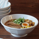 ラーメンどんぶり白20.5cmけずりラーメン単品【アウトレット込み】丼ドンブリ丼ぶり麺鉢ラーメン鉢中華そばオシャレおしゃれお買い得アウトレット業務用れんげ磁器安いお得