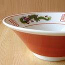 ラーメンどんぶり赤三ツ龍お子様用18cm屋台のラーメンどんぶり（アウトレット込み）【業務用】どんぶり丼ドンブリ丼ぶり麺鉢ラーメン鉢らーめん拉麺中華そばオシャレおしゃれ昔ながら懐かしいラーメン丼子供用