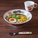ラーメンどんぶり赤三ツ龍お子様用18cm屋台のラーメンどんぶり（アウトレット込み）【業務用】どんぶり丼ドンブリ丼ぶり麺鉢ラーメン鉢らーめん拉麺中華そばオシャレおしゃれ昔ながら懐かしいラーメン丼子供用