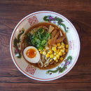ラーメンどんぶり赤三ツ龍お子様用18cm屋台のラーメンどんぶり（アウトレット込み）【業務用】どんぶり丼ドンブリ丼ぶり麺鉢ラーメン鉢らーめん拉麺中華そばオシャレおしゃれ昔ながら懐かしいラーメン丼子供用