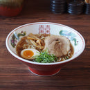 赤三ツ龍切立高台19.8cm屋台のラーメンどんぶり（アウトレット込み）【業務用】らーめん/丼/どんぶりどんぶり丼ドンブリ丼ぶり麺鉢ラーメン鉢らーめん拉麺中華そばオシャレおしゃれ昔ながら懐かしい定番ラーメン丼そうめん冷やしラーメン