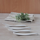 薄くて軽いセラミックスプーンお試しセット4本ヨーグルトライススイーツデザートレンゲスリム強化磁器薄い軽いうすいかるいおしゃれ蓮華リゾットカレースプーンオシャレ使いやすい口当たり口当たりがいい陶器磁器