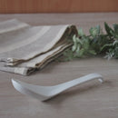 ロングチャーハンレンゲ（強化磁器）白業務用れんげラーメンオシャレおしゃれ磁器らーめん中華スープ安いおうち時間すくいやすい