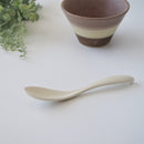 セラミックヨーグルトスプーンアースカラーセピアグレー/フォックスブラウン/ミスティピンク/ピジョンブルー/ミルキーホワイトヨーグルトスプーングレーブラウン茶ピンクブルー青水色ホワイト白ベージュナチュラルおしゃれかわいい日本製