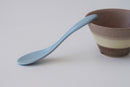 セラミックヨーグルトスプーンアースカラーセピアグレー/フォックスブラウン/ミスティピンク/ピジョンブルー/ミルキーホワイトヨーグルトスプーングレーブラウン茶ピンクブルー青水色ホワイト白ベージュナチュラルおしゃれかわいい日本製