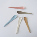 セラミックスリムスイーツスプーンアースカラーセピアグレー/フォックスブラウン/ミスティピンク/ピジョンブルー/ミルキーホワイトスイーツスプーングレーブラウン茶ピンクブルー青水色ホワイト白ベージュナチュラルおしゃれかわいい日本製