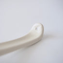 レンゲロングチャーハンアースカラー3色ロングチャーハンレンゲれんげチャーハンラーメンオシャレおしゃれグレーブラウン茶ホワイト白ベージュナチュラルおしゃれかわいい日本製陶器磁器薄い軽いすくいやすい