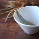 リゾットスプーンアースカラー3色レンゲれんげスープラーメンオシャレおしゃれホワイト白ベージュグレーブラウン茶ナチュラルおしゃれかわいい日本製陶器磁器薄い軽いすくいやすい