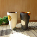 和ごころ泡立ちビアカップL黒ビールタンブラー酒器酒カップおしゃれ和柄オシャレペア