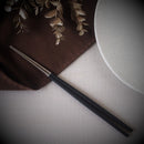 箸おしゃれ玄美角23cm銀シルバー持ちやすい18&minus;8ステンレス樹脂レストランオシャレ食洗機対応食器カトラリーかっこいいおうち時間