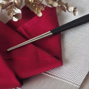 箸おしゃれ玄美角23cm銀シルバー持ちやすい18&minus;8ステンレス樹脂レストランオシャレ食洗機対応食器カトラリーかっこいいおうち時間