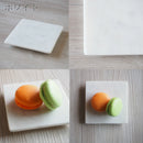 大理石10スクエアプレートグレー/シルバー/ブラウン/ベージュ/ホワイト/グリーン石天然石おしゃれオシャレスイーツケーキマカロン皿お皿食器正方形正角皿真四角四角高級レストランフレンチイタリアンコース料理ディナーランチ