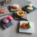 大理石10スクエアプレートグレー/シルバー/ブラウン/ベージュ/ホワイト/グリーン石天然石おしゃれオシャレスイーツケーキマカロン皿お皿食器正方形正角皿真四角四角高級レストランフレンチイタリアンコース料理ディナーランチ