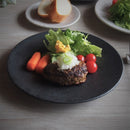 お皿プレート墨縅25cm皿洋食器中皿皿洋食レストランおしゃれオシャレ食洗機対応食器業務用イタリアンフレンチディナー和柄おうち時間