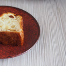 お皿茜縅15cmプレート赤赤い皿朱色茶色洋食器中皿皿洋食レストランおしゃれオシャレ食洗機対応食器業務用イタリアンフレンチディナー皿おうち時間お皿