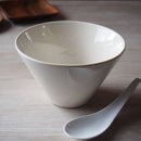 白磁16.5cmスリムラーメンボウル