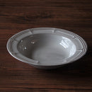 ラフィネ21.5cmスープ＆パスタ皿スモークホワイト/アンティークブルー/ヴィンテージレッドスープ皿パスタ皿皿お皿食器レトロアンティーク白青赤水色おしゃれビンテージランチカフェかっこいい高級パスタ皿古めかしい