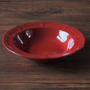 ラフィネ21.5cmスープ＆パスタ皿スモークホワイト/アンティークブルー/ヴィンテージレッドスープ皿パスタ皿皿お皿食器レトロアンティーク白青赤水色おしゃれビンテージランチカフェかっこいい高級パスタ皿古めかしい