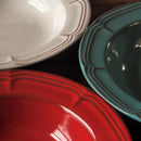 ラフィネ21.5cmスープ＆パスタ皿スモークホワイト/アンティークブルー/ヴィンテージレッドスープ皿パスタ皿皿お皿食器レトロアンティーク白青赤水色おしゃれビンテージランチカフェかっこいい高級パスタ皿古めかしい