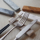 大理石11cmカトラリーレストグレー/シルバー/ブラウン/ベージュ/ホワイト箸置きおしゃれオシャレペアキッチン用品食器天然素材石大理石洋食器自然業務用