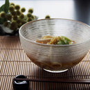 お皿ガラスイマージュ15cmボウルガラスの丼多用丼ガラス食器洋食器どんぶりころうどん涼のうつわ冷やしうどんそうめんおしゃれオシャレ食洗機対応食器業務用おうち時間