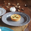 ハロウィンラフィネ19cmリムプレートホワイト/ブルー/レッド/グレーパン皿デザート皿ケーキ皿お皿ヴィンテージクラシック食器レトロアンティーク白青赤グレー水色おしゃれビンテージランチカフェかっこいい古めかしい