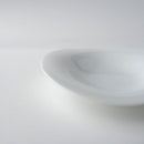 パスタ皿/白磁Bosseボッセ22cm楕円皿ホワイトパスタ前菜デザートポーセラーツ高級感フォルム真っ白白い食器かっこいい食べやすい
