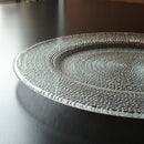 ガラスシエロ23cmリムプレートガラス食器洋食器メインディッシュパスタ皿ディナー皿レストランおしゃれオシャレ食洗機対応食器業務用おうち時間お皿