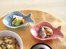 omede鯛小皿豆皿薬味皿漬物皿鯛タイ魚お魚レッド赤赤色ピンクブルー青青色水色縁起縁起物おしゃれ可愛いかわいいデザイン食器和食器和食おもてなし普段使い日本日本製
