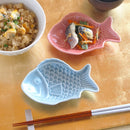 omede鯛小皿豆皿薬味皿漬物皿鯛タイ魚お魚レッド赤赤色ピンクブルー青青色水色縁起縁起物おしゃれ可愛いかわいいデザイン食器和食器和食おもてなし普段使い日本日本製