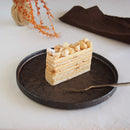 煌惑?kouwa?21cm切立プレートゴールドブロンズキラキラ丸皿丸切立皿切立刺身盛り皿食器業務用インスタ映え和食割烹レストランイタリアンフレンチ日本製