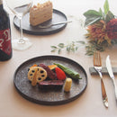 煌惑?kouwa?21cm切立プレートゴールドブロンズキラキラ丸皿丸切立皿切立刺身盛り皿食器業務用インスタ映え和食割烹レストランイタリアンフレンチ日本製