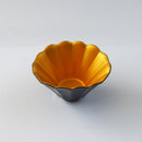 菊型 11cm 楕円鉢
