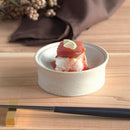 麗惑?reiwa?9cmステージボウルボウル小鉢小付高台お皿おしゃれ食器白ホワイト生成ベージュアイボリーナチュラル洋食和食レストラン丸珍味日本製