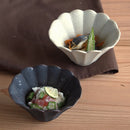 麗惑?reiwa?菊型11cm小鉢鉢楕円鉢楕円菊花型お皿おしゃれ食器白ホワイト生成ベージュアイボリーナチュラル洋食和食レストラン料亭珍味小付日本製