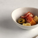 Albaアルバ10cmオーバルミニボウルオーバルボウルミニ鉢小鉢深鉢ホワイト白高級感おしゃれかっこいいエレガント輝くカフェレストラン食洗機対応キッチン用品食器業務用