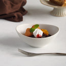 Albaアルバ13cmオーバルボウルオーバルボウル鉢小鉢深鉢ホワイト白高級感おしゃれかっこいいエレガント輝くカフェレストラン食洗機対応キッチン用品食器業務用