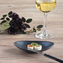 Zelezoジェラゾ13cmオーバルディッシュオーバル楕円皿楕円皿小皿ブラックシルバー高級感おしゃれかっこいいエレガント輝くカフェレストラン食洗機対応キッチン用品食器業務用