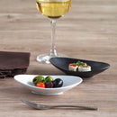 Zelezoジェラゾ13cmオーバルディッシュオーバル楕円皿楕円皿小皿ブラックシルバー高級感おしゃれかっこいいエレガント輝くカフェレストラン食洗機対応キッチン用品食器業務用