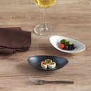 Zelezoジェラゾ13cmオーバルディッシュオーバル楕円皿楕円皿小皿ブラックシルバー高級感おしゃれかっこいいエレガント輝くカフェレストラン食洗機対応キッチン用品食器業務用