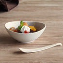 Albaアルバ13cmオーバルボウルオーバルボウル鉢小鉢深鉢ホワイト白高級感おしゃれかっこいいエレガント輝くカフェレストラン食洗機対応キッチン用品食器業務用