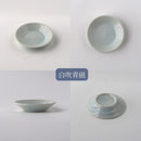豆皿切立8cm型入25皿薬味皿漬物皿醤油皿しょうゆ皿白青白ホワイト茶ブラウン緑グリーン十草おしゃれ食器和食器和食小皿丸皿おもてなし普段使い
