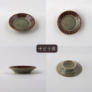 豆皿切立8cm型入25皿薬味皿漬物皿醤油皿しょうゆ皿白青白ホワイト茶ブラウン緑グリーン十草おしゃれ食器和食器和食小皿丸皿おもてなし普段使い