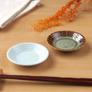 豆皿切立8cm型入25皿薬味皿漬物皿醤油皿しょうゆ皿白青白ホワイト茶ブラウン緑グリーン十草おしゃれ食器和食器和食小皿丸皿おもてなし普段使い