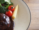 ナチュレ24.5cmプレート丸皿ディナー皿皿ブラウン茶色茶洋食和食ナチュラルシンプル可愛いかわいい食器業務用インスタ映え日本製
