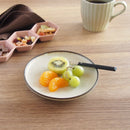 ナチュレ15cmプレート丸皿デザート皿ケーキ皿皿ブラウン茶色茶洋食和食ナチュラルシンプル可愛いかわいい食器業務用インスタ映え日本製