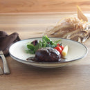 ナチュレ24.5cmプレート丸皿ディナー皿皿ブラウン茶色茶洋食和食ナチュラルシンプル可愛いかわいい食器業務用インスタ映え日本製
