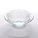 フィオーナ15.5cmボウル器ガラスガラスボウルかき氷アイスクリームフルーツデザートデザートグラス浅鉢透明レリーフガラス食器ガラス製涼しげ清涼おしゃれ