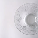 フィオーナ15.5cmボウル器ガラスガラスボウルかき氷アイスクリームフルーツデザートデザートグラス浅鉢透明レリーフガラス食器ガラス製涼しげ清涼おしゃれ